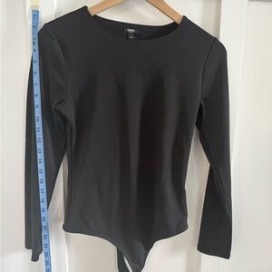 Express Black Long Sleeve Bodysuit